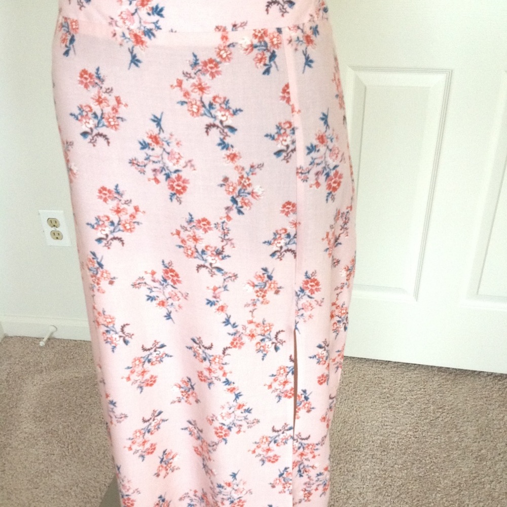 Charlotte Russe Floral Long Skirt
